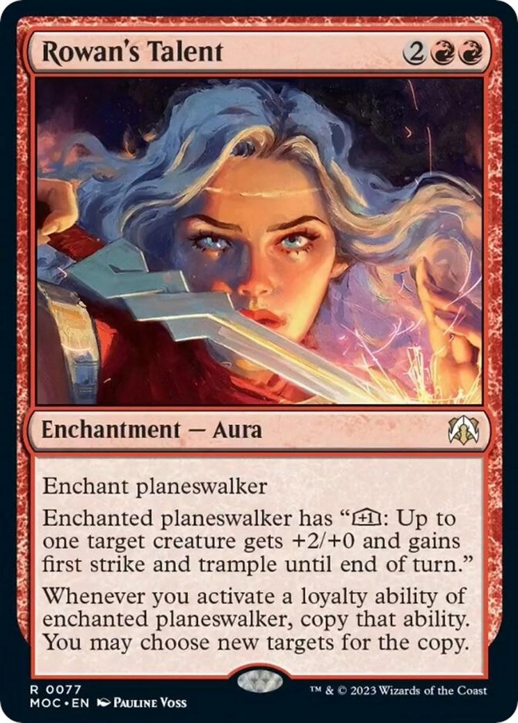 Image for Rowan's Talent (77) [March of the Machine] - Magic: The Gathering