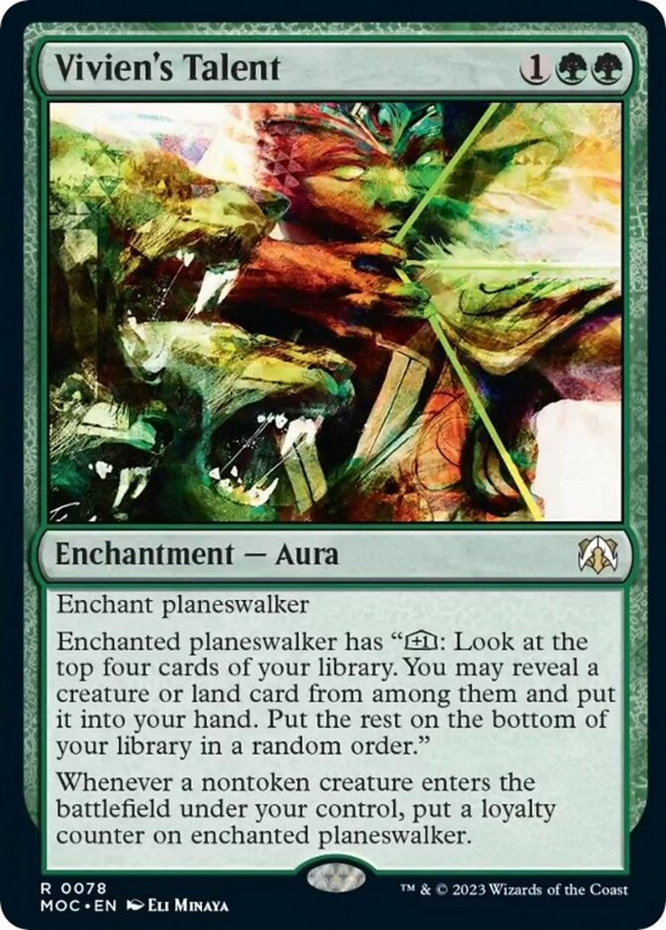 Image for Vivien's Talent (78) [March of the Machine] - Magic: The Gathering