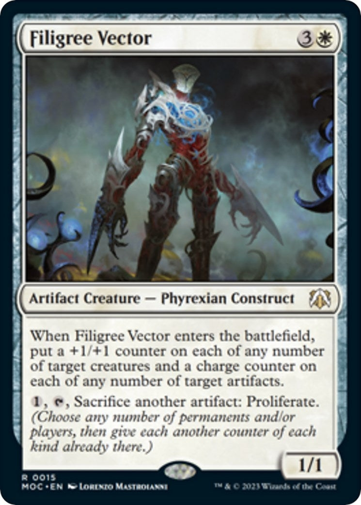 Image for Filigree Vector (15) [March of the Machine] - Magic: The Gathering