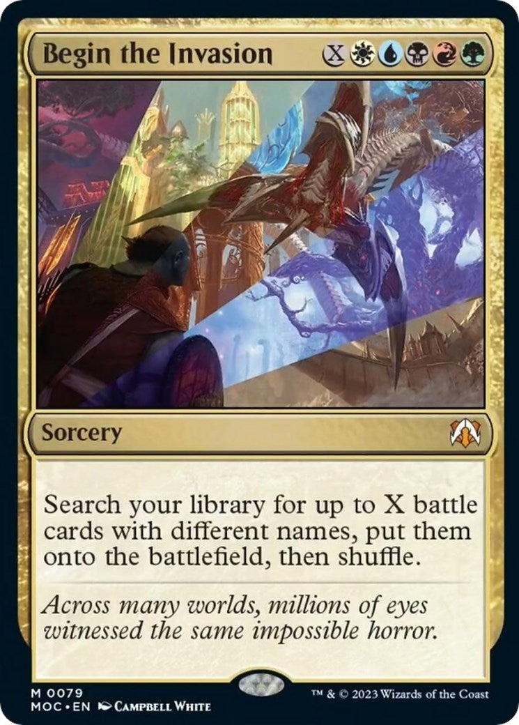 Image for Begin the Invasion (79) [March of the Machine] - Magic: The Gathering