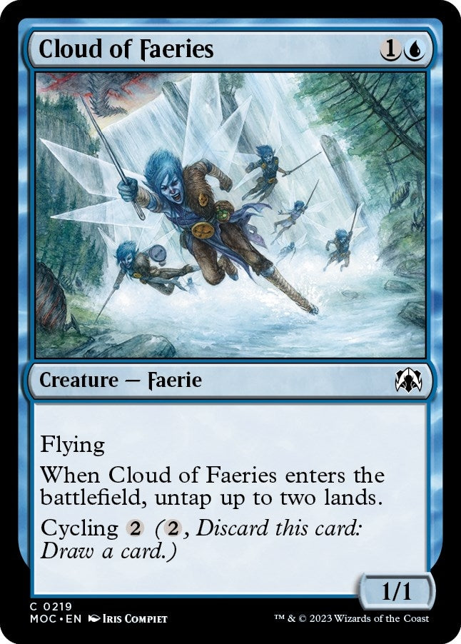 Image for Cloud of Faeries (219) [March of the Machine] - Magic: The Gathering