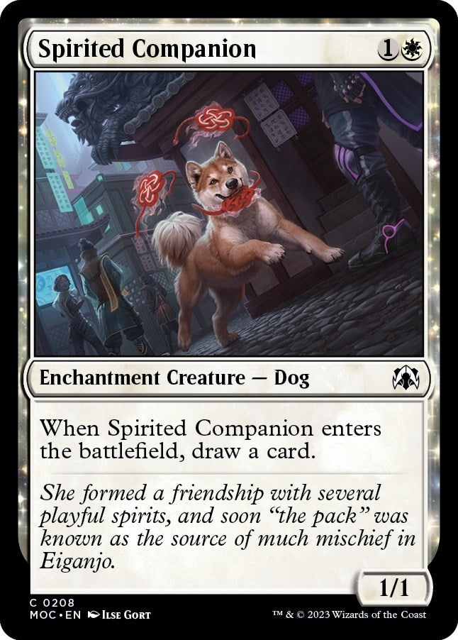 Image for Spirited Companion (208) [March of the Machine] - Magic: The Gathering