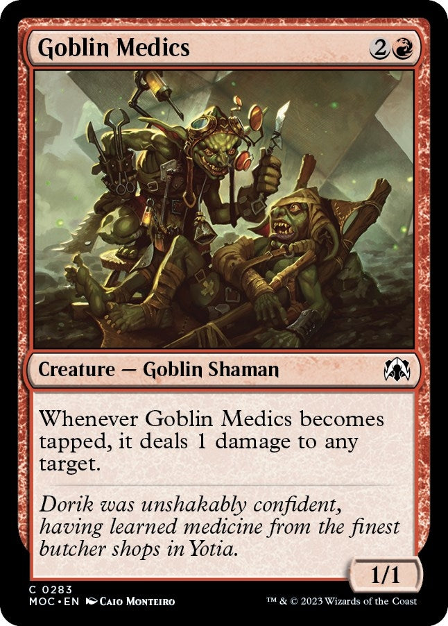 Image for Goblin Medics (283) [March of the Machine] - Magic: The Gathering