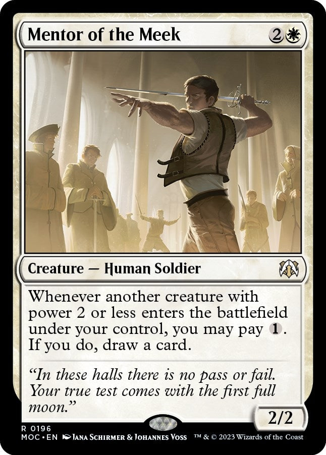 Image for Mentor of the Meek (196) [March of the Machine] - Magic: The Gathering