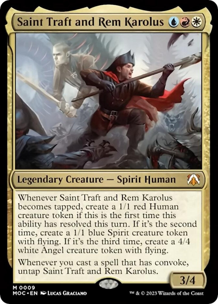 Image for Saint Traft and Rem Karolus (9) [March of the Machine] - Magic: The Gathering