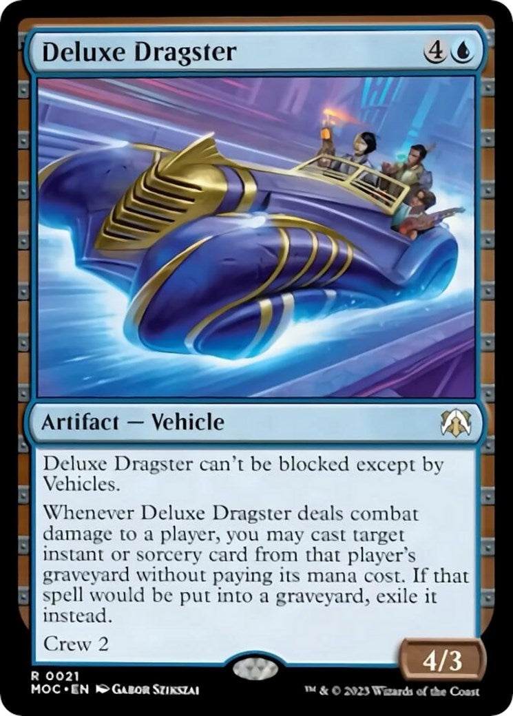 Image for Deluxe Dragster (21) [March of the Machine] - Magic: The Gathering