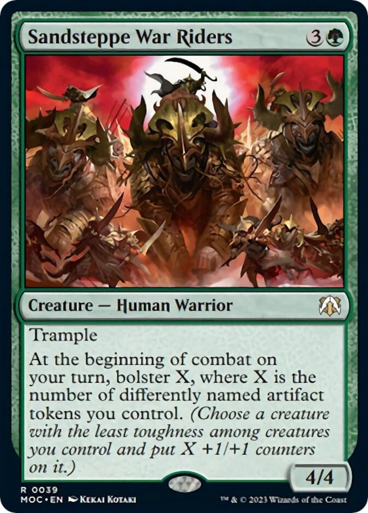 Image for Sandsteppe War Riders (39) [March of the Machine] - Magic: The Gathering