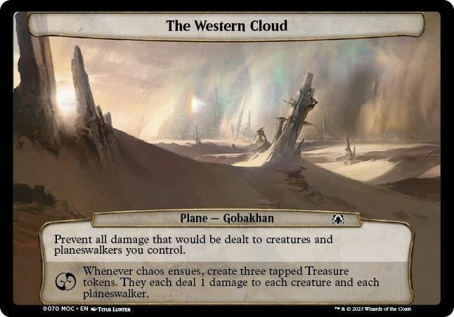 Image for The Western Cloud (70) [March of the Machine] - Magic: The Gathering