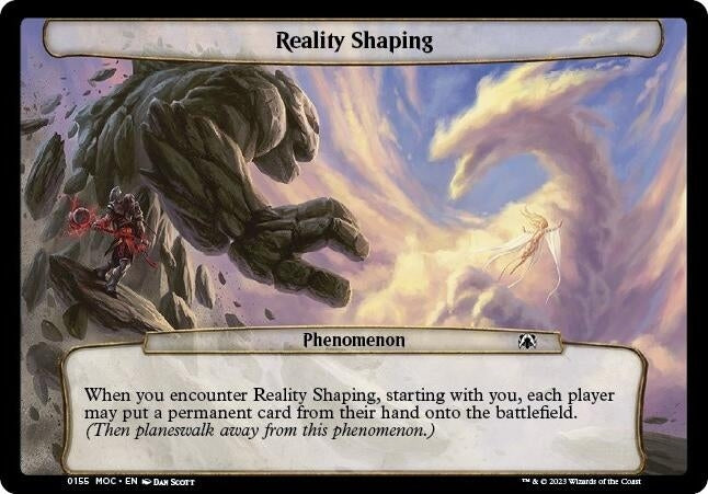 Image for Reality Shaping (155) [March of the Machine] - Magic: The Gathering