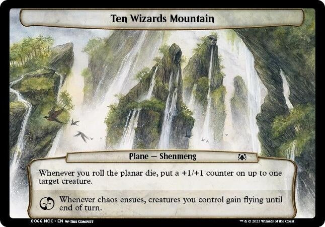 Image for Ten Wizards Mountain (66) [March of the Machine] - Magic: The Gathering