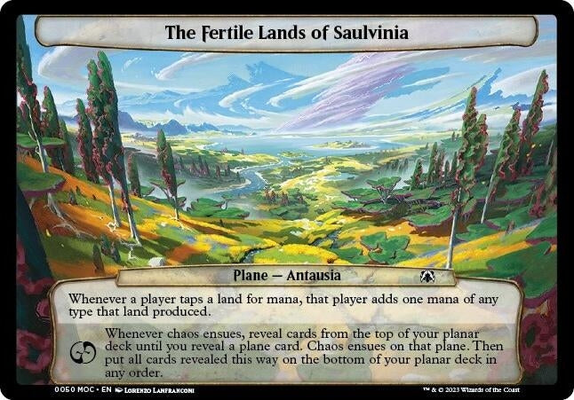 Image for The Fertile Lands of Saulvinia (50) [March of the Machine] - Magic: The Gathering