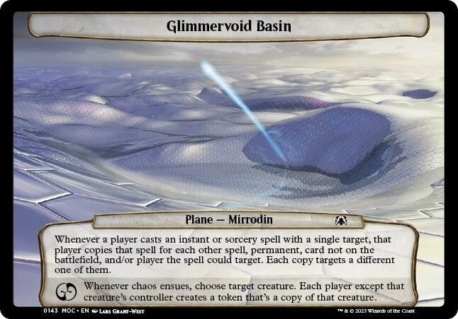 Image for Glimmervoid Basin (143) [March of the Machine] - Magic: The Gathering