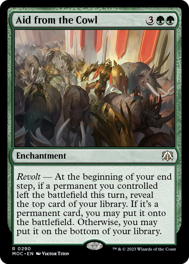 Image for Aid from the Cowl (290) [March of the Machine] - Magic: The Gathering