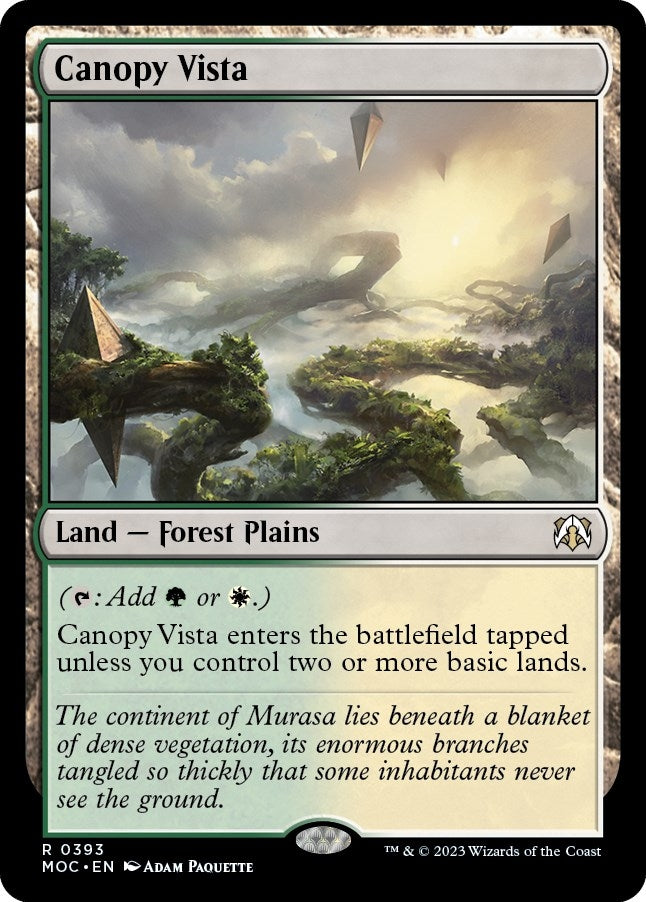Image for Canopy Vista (393) [March of the Machine] - Magic: The Gathering