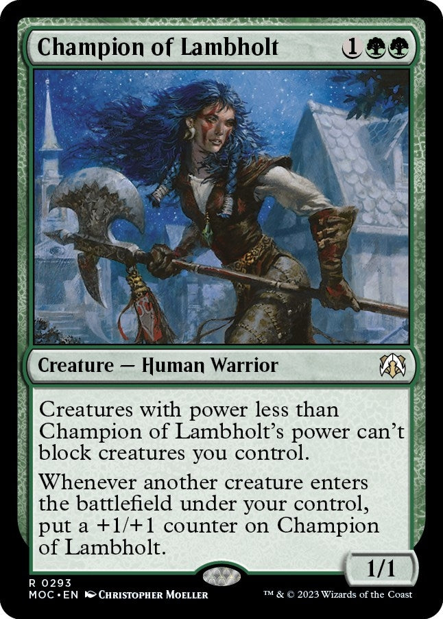 Image for Champion of Lambholt (293) [March of the Machine] - Magic: The Gathering