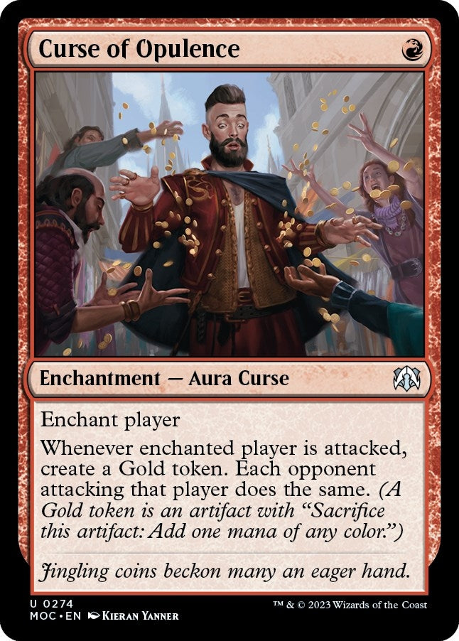 Image for Curse of Opulence (274) [March of the Machine] - Magic: The Gathering
