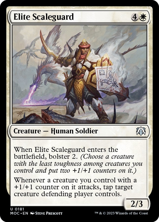 Image for Elite Scaleguard (181) [March of the Machine] - Magic: The Gathering