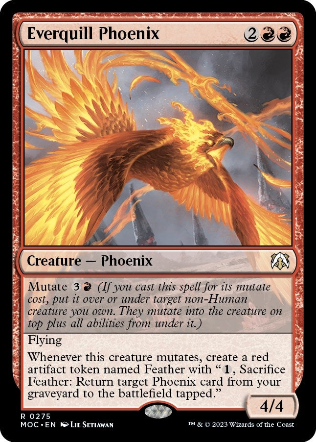 Image for Everquill Phoenix (275) [March of the Machine] - Magic: The Gathering