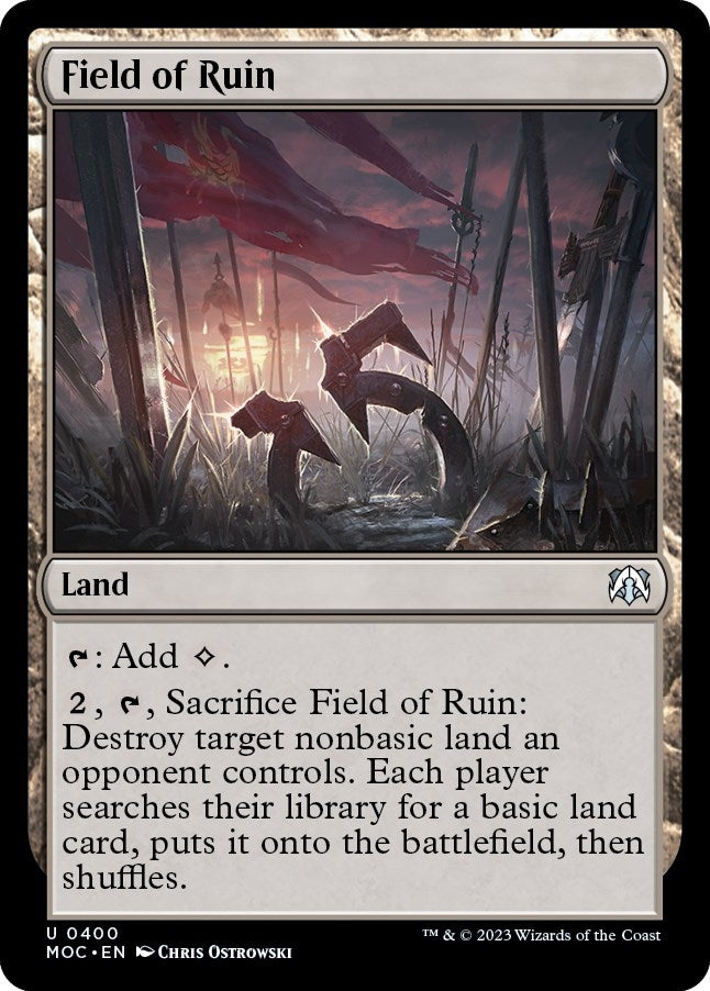 Image for Field of Ruin (400) [March of the Machine] - Magic: The Gathering
