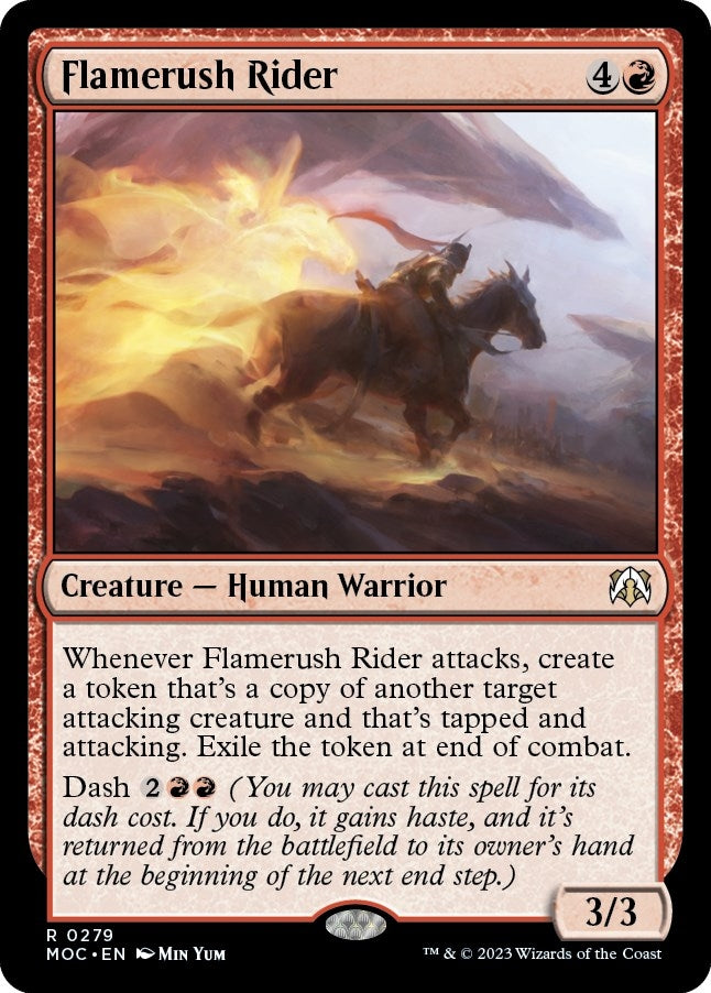 Image for Flamerush Rider (279) [March of the Machine] - Magic: The Gathering