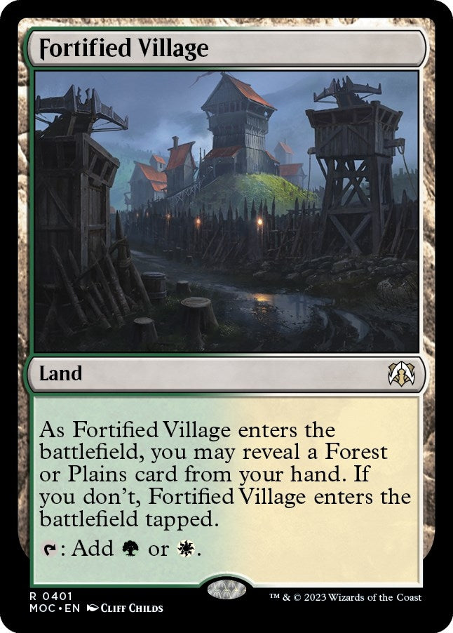 Image for Fortified Village (401) [March of the Machine] - Magic: The Gathering