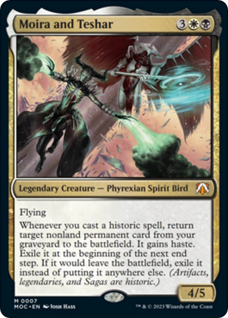 Image for Moira and Teshar (7) [March of the Machine] - Magic: The Gathering