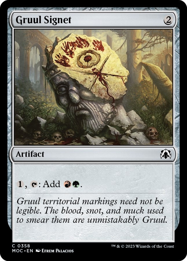 Image for Gruul Signet (358) [March of the Machine] - Magic: The Gathering