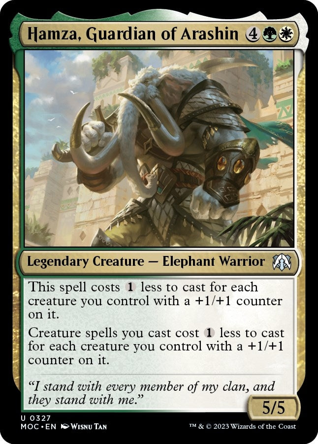 Image for Hamza, Guardian of Arashin (327) [March of the Machine] - Magic: The Gathering