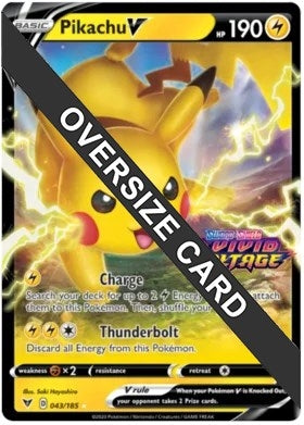 Image for Pikachu V - 043/185 (Vivid Voltage Stamped) (043/185) [Jumbo Cards] - Pokemon