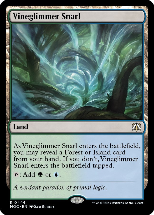 Image for Vineglimmer Snarl (444) [March of the Machine] - Magic: The Gathering