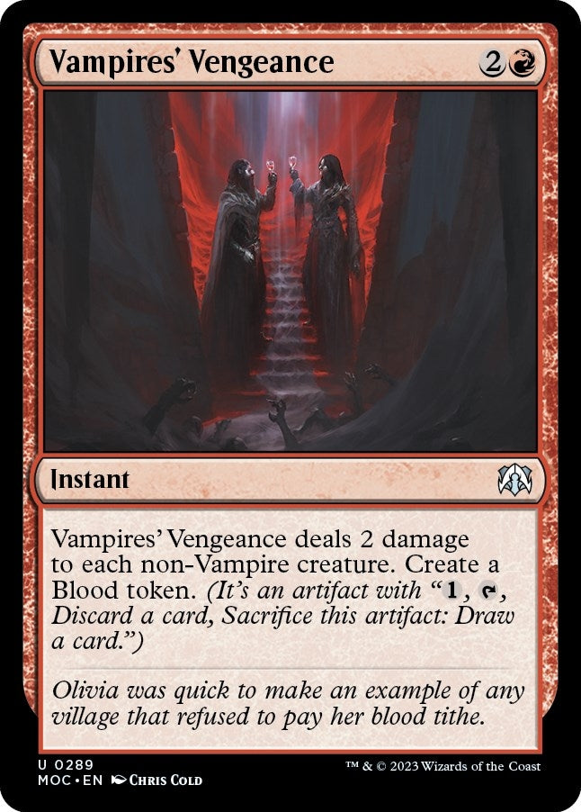 Image for Vampires' Vengeance (289) [March of the Machine] - Magic: The Gathering