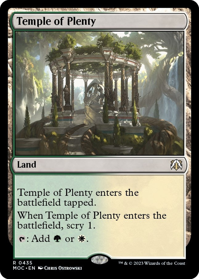Image for Temple of Plenty (435) [March of the Machine] - Magic: The Gathering