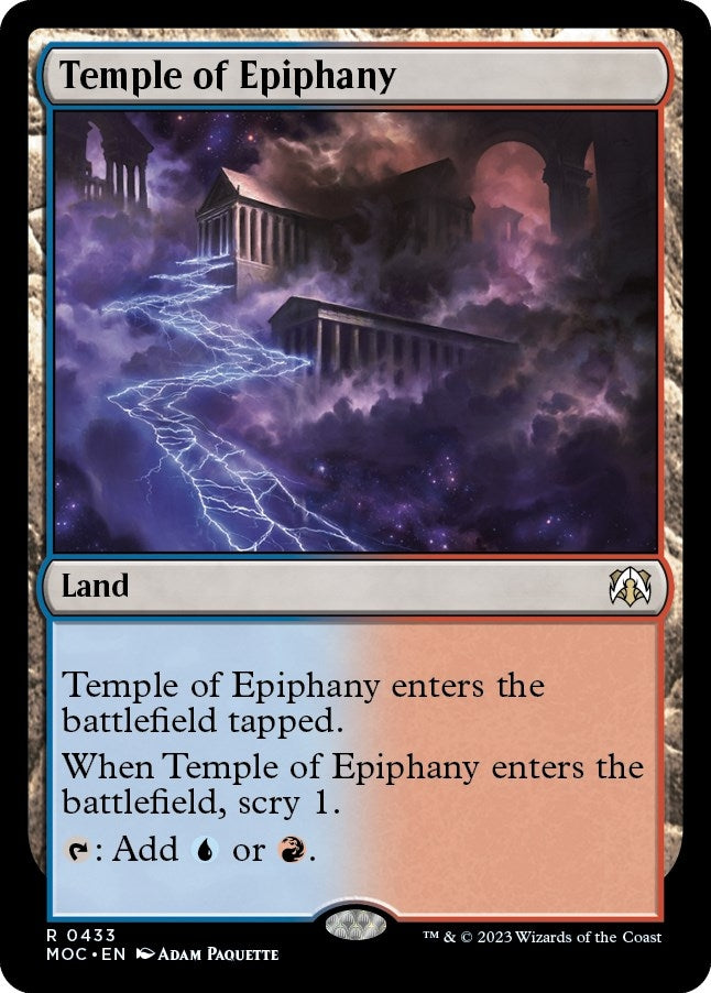 Image for Temple of Epiphany (433) [March of the Machine] - Magic: The Gathering