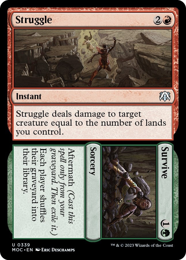 Image for Struggle // Survive (339) [March of the Machine] - Magic: The Gathering