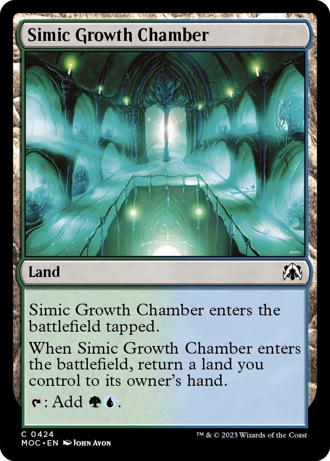 Image for Simic Growth Chamber (424) [March of the Machine] - Magic: The Gathering