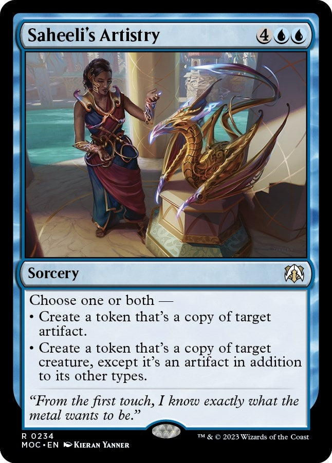 Image for Saheeli's Artistry (234) [March of the Machine] - Magic: The Gathering