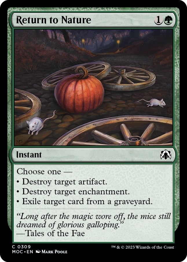 Image for Return to Nature (309) [March of the Machine] - Magic: The Gathering