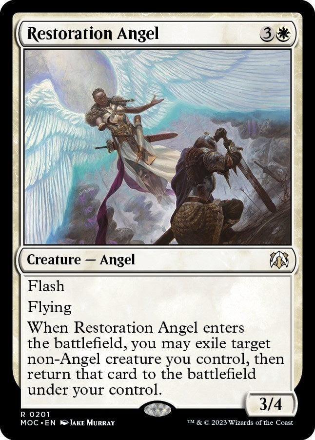 Image for Restoration Angel (201) [March of the Machine] - Magic: The Gathering