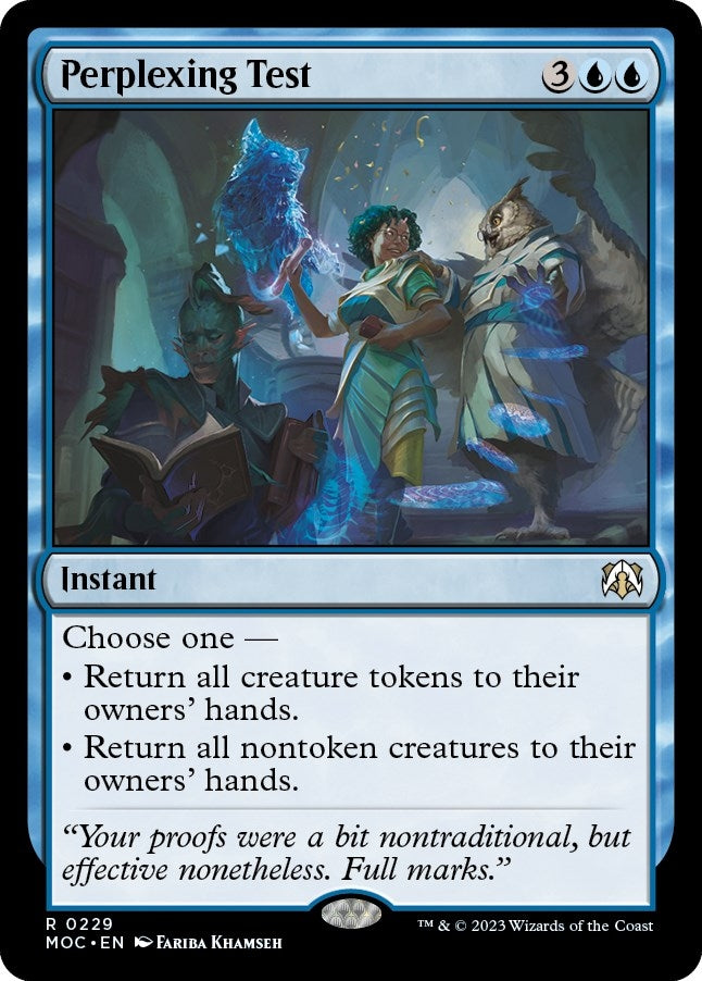 Image for Perplexing Test (229) [March of the Machine] - Magic: The Gathering
