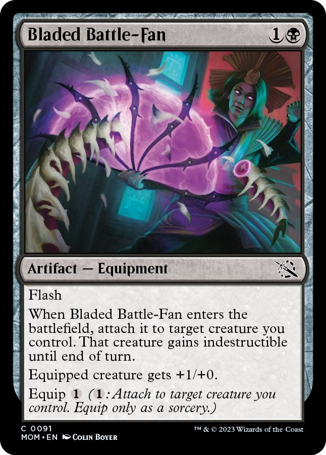 Image for Bladed Battle-Fan (91) [March of the Machine] - Magic: The Gathering