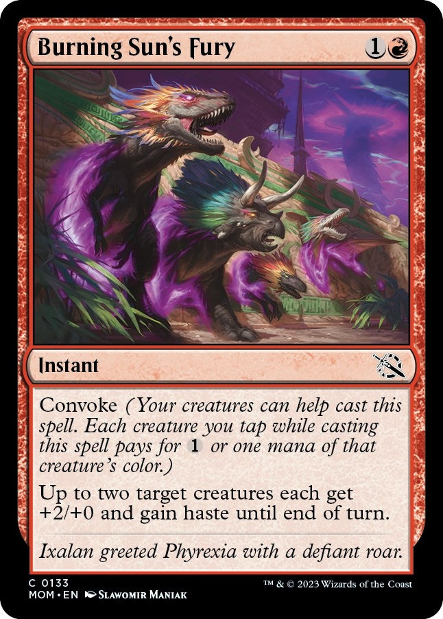 Image for Burning Sun's Fury (133) [March of the Machine] - Magic: The Gathering