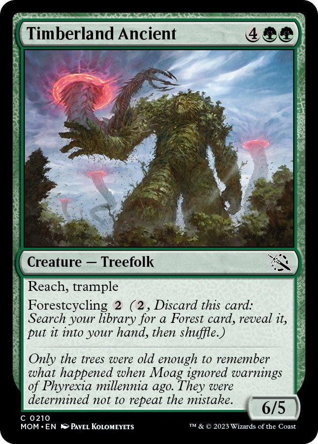 Image for Timberland Ancient (210) [March of the Machine] - Magic: The Gathering