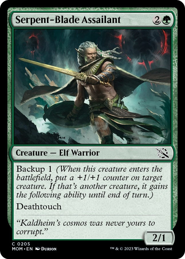 Image for Serpent-Blade Assailant (205) [March of the Machine] - Magic: The Gathering