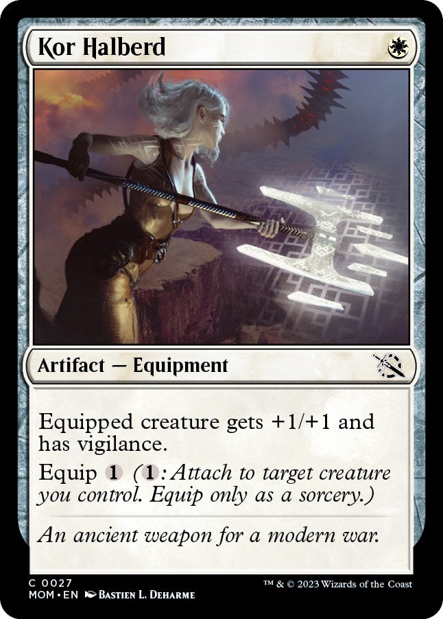 Image for Kor Halberd (27) [March of the Machine] - Magic: The Gathering