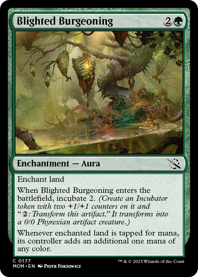 Image for Blighted Burgeoning (177) [March of the Machine] - Magic: The Gathering