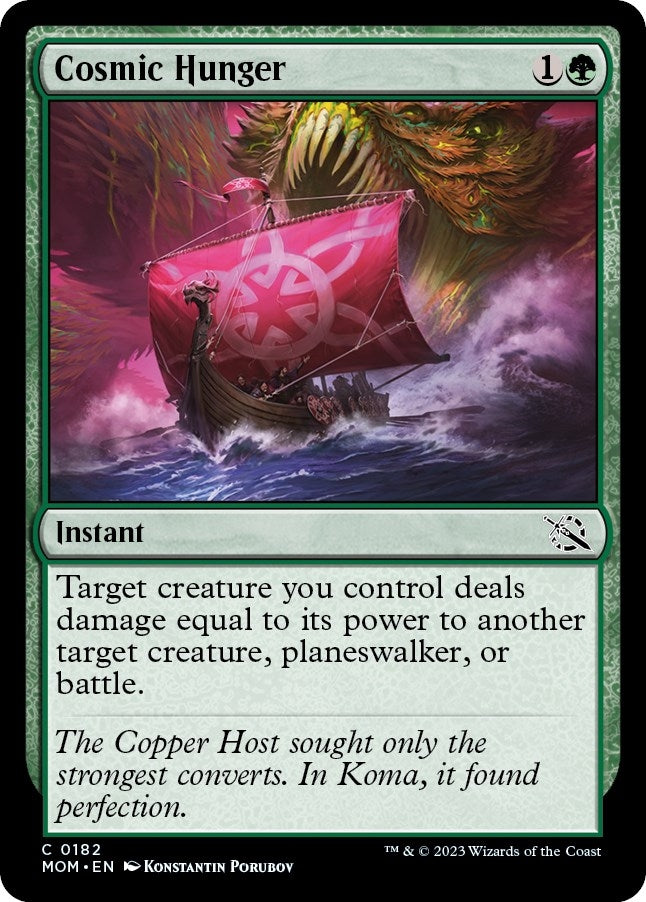 Image for Cosmic Hunger (182) [March of the Machine] - Magic: The Gathering