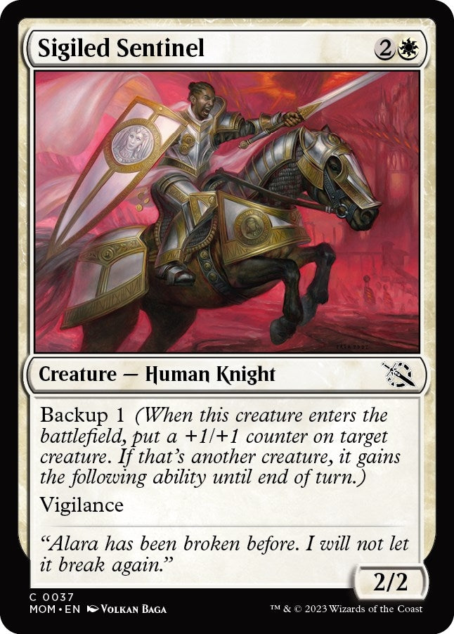 Image for Sigiled Sentinel (37) [March of the Machine] - Magic: The Gathering