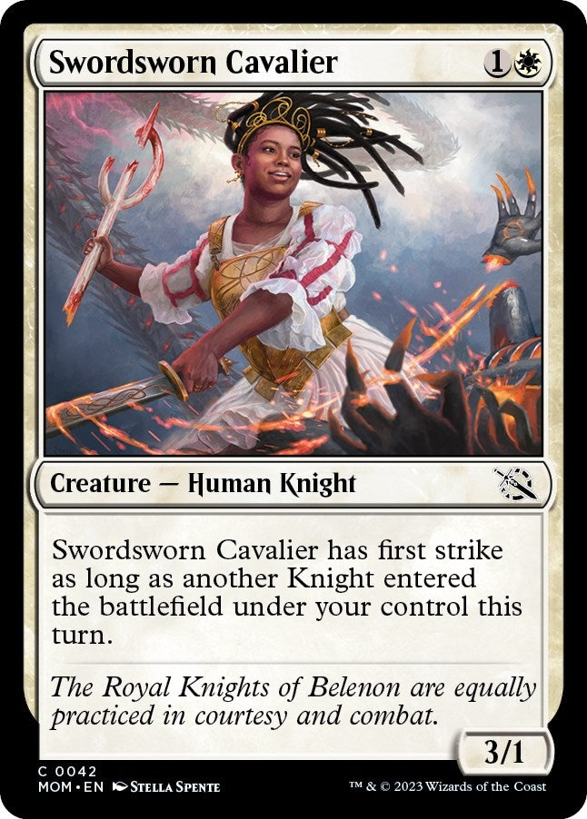 Image for Swordsworn Cavalier (42) [March of the Machine] - Magic: The Gathering