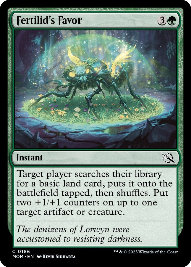 Image for Fertilid's Favor (186) [March of the Machine] - Magic: The Gathering