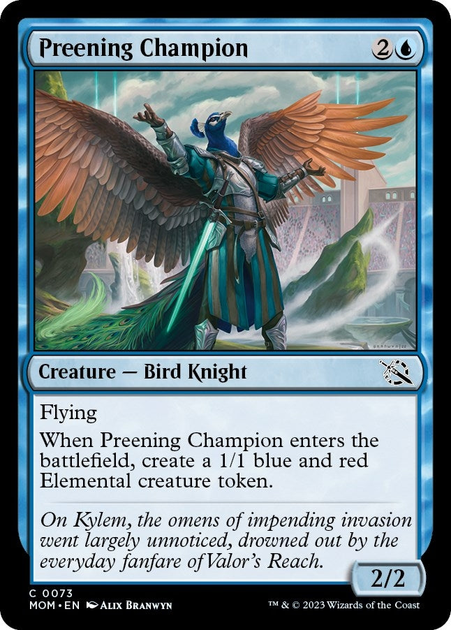 Image for Preening Champion (73) [March of the Machine] - Magic: The Gathering